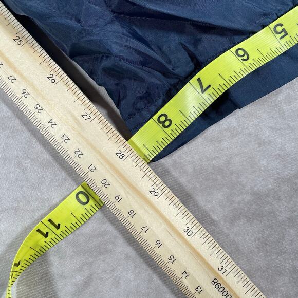 90’s Blue And White Striped Snap On Track Vintage Pants - Picture 8 of 10